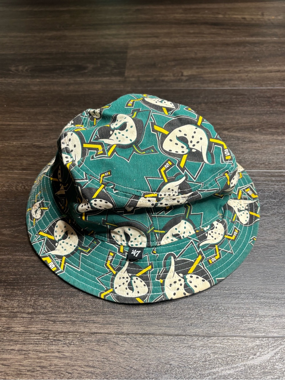 Anaheim Mighty Ducks Bucket Hat Size L/XL